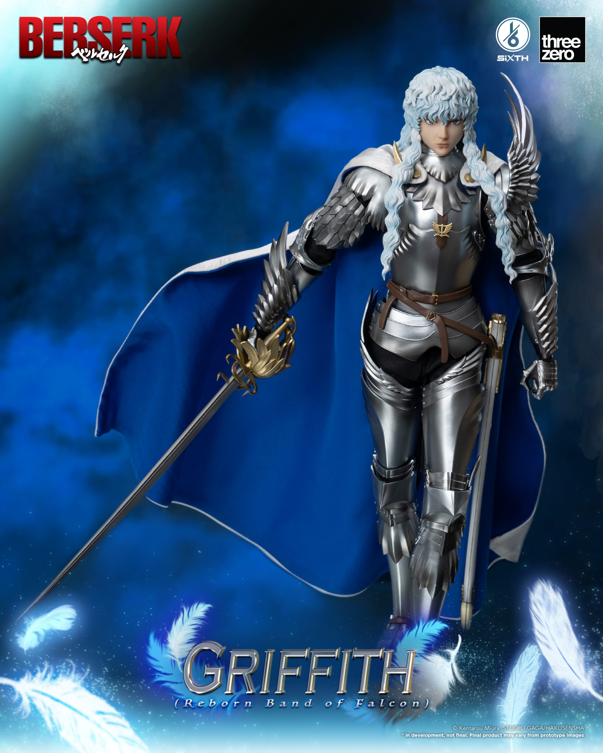 PRE-ORDER threezero - BERSERK - Griffith: Reborn Band of Falcon 1/6
