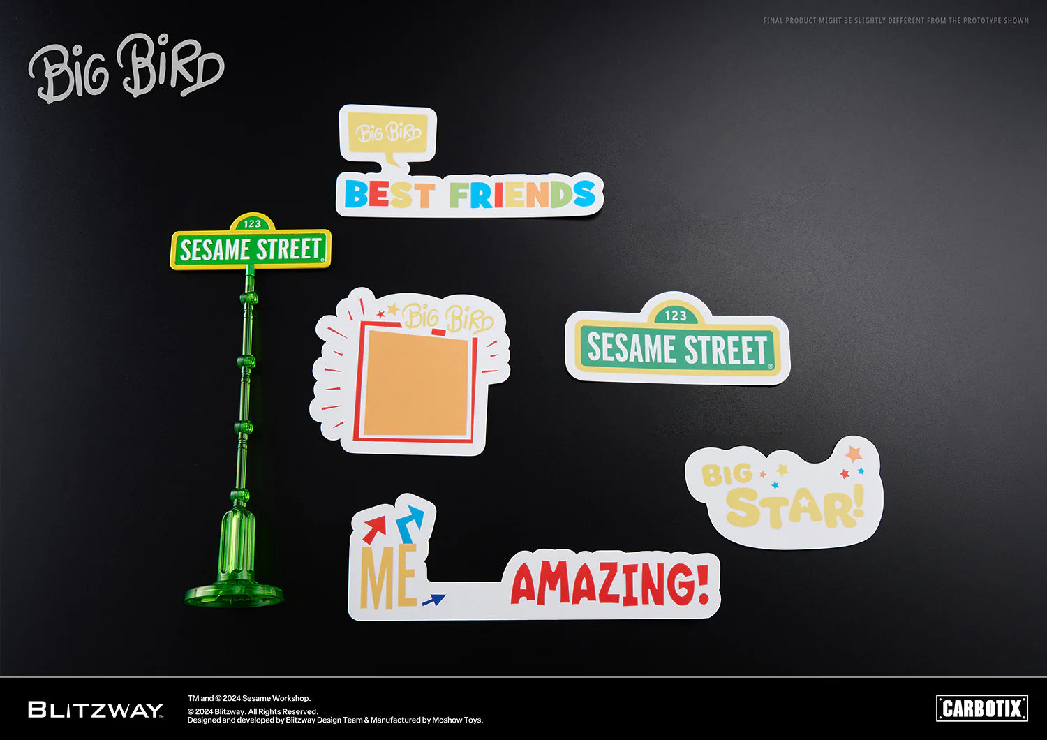 PRE-ORDER Blitzway - CARBOTIX - Sesame Street - Big Bird