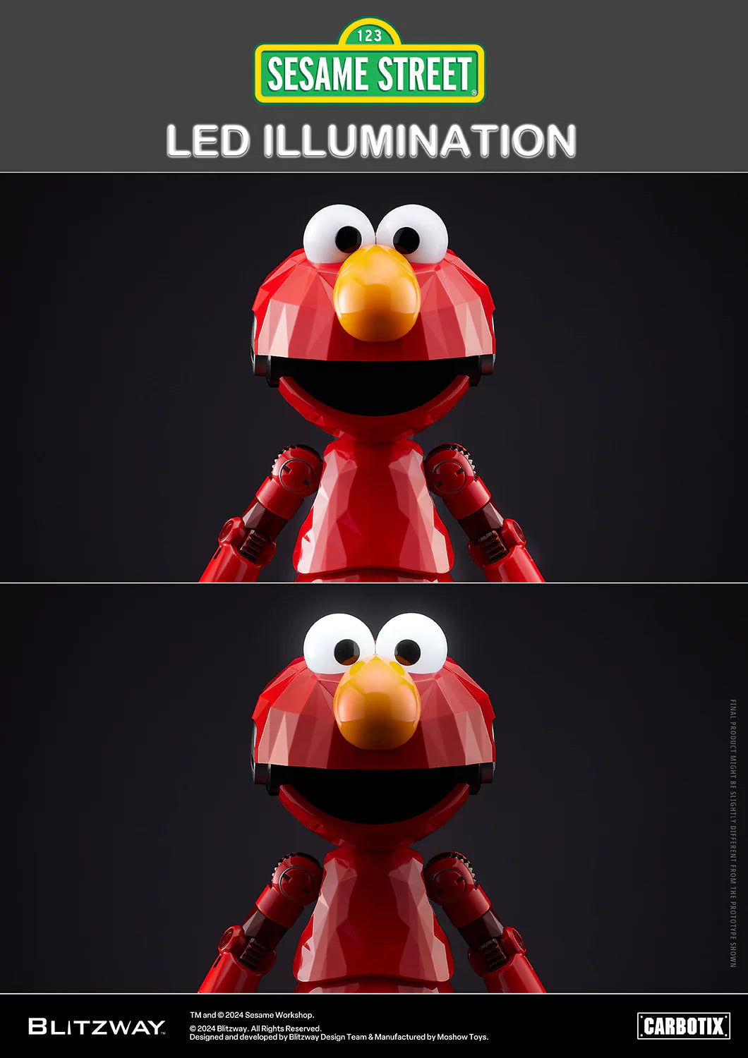 PRE-ORDER Blitzway - CARBOTIX - Sesame Street - Elmo