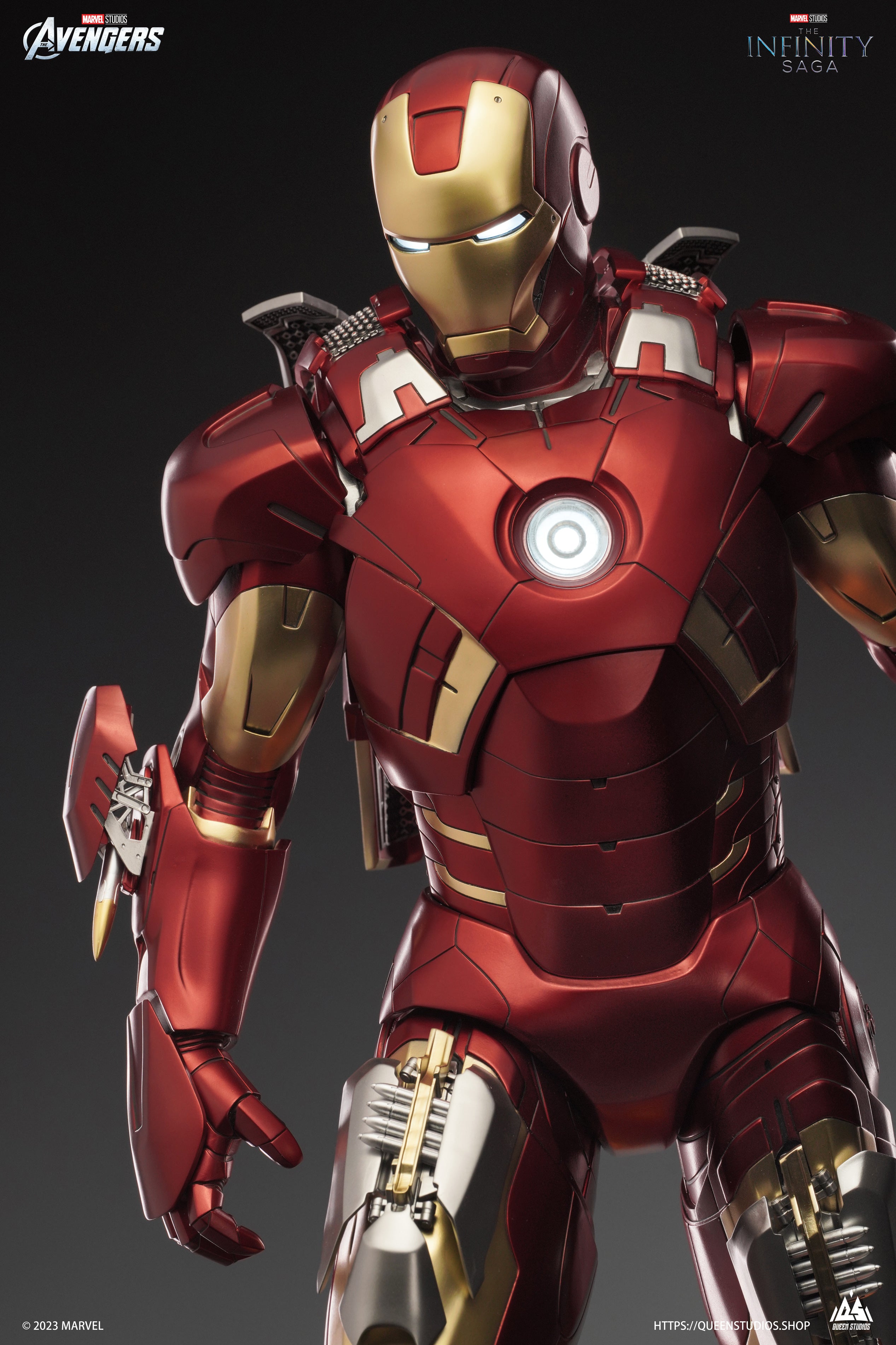 PRE-ORDER Queen Studios - The Avengers - Iron Man Mark 7 1/3