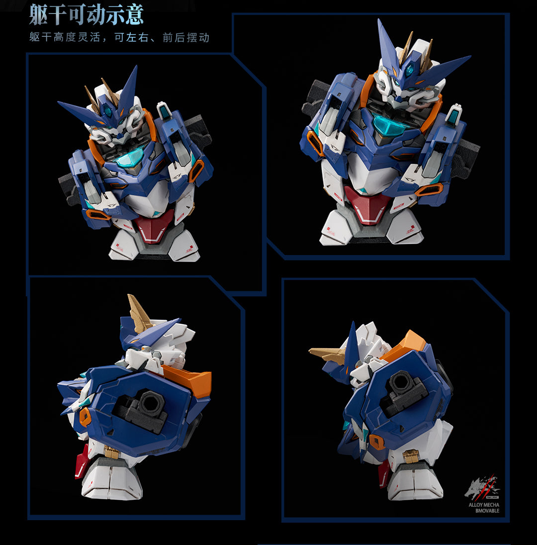 PRE-ORDER Animester - Crystal Envoy No. 02 - Mecha Wolf Warrior: Mega Mode 1/72