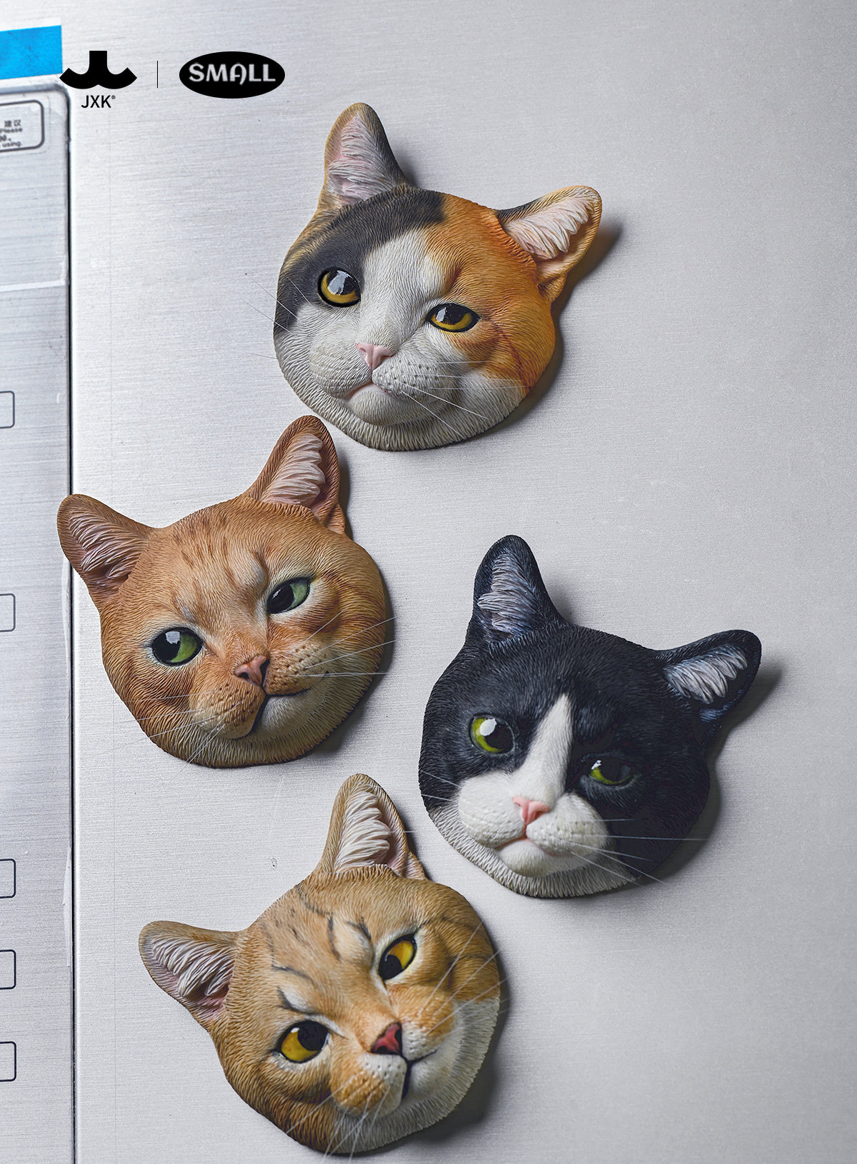 PRE-ORDER JXK - Small Cat Head Fridge Magnet