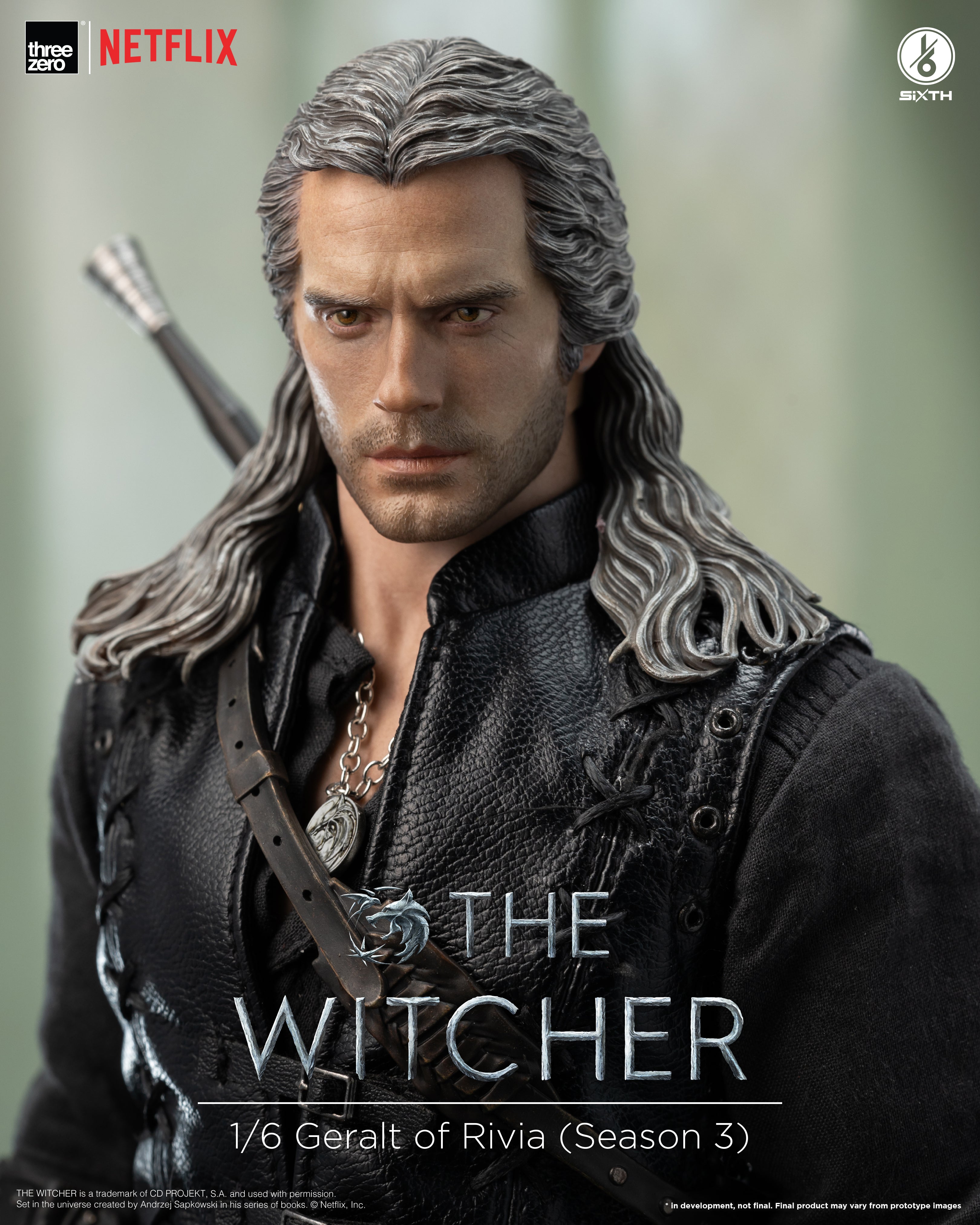 PRE-ORDER threezero - The Witcher - Geralt of Rivia: Season 3 1/6