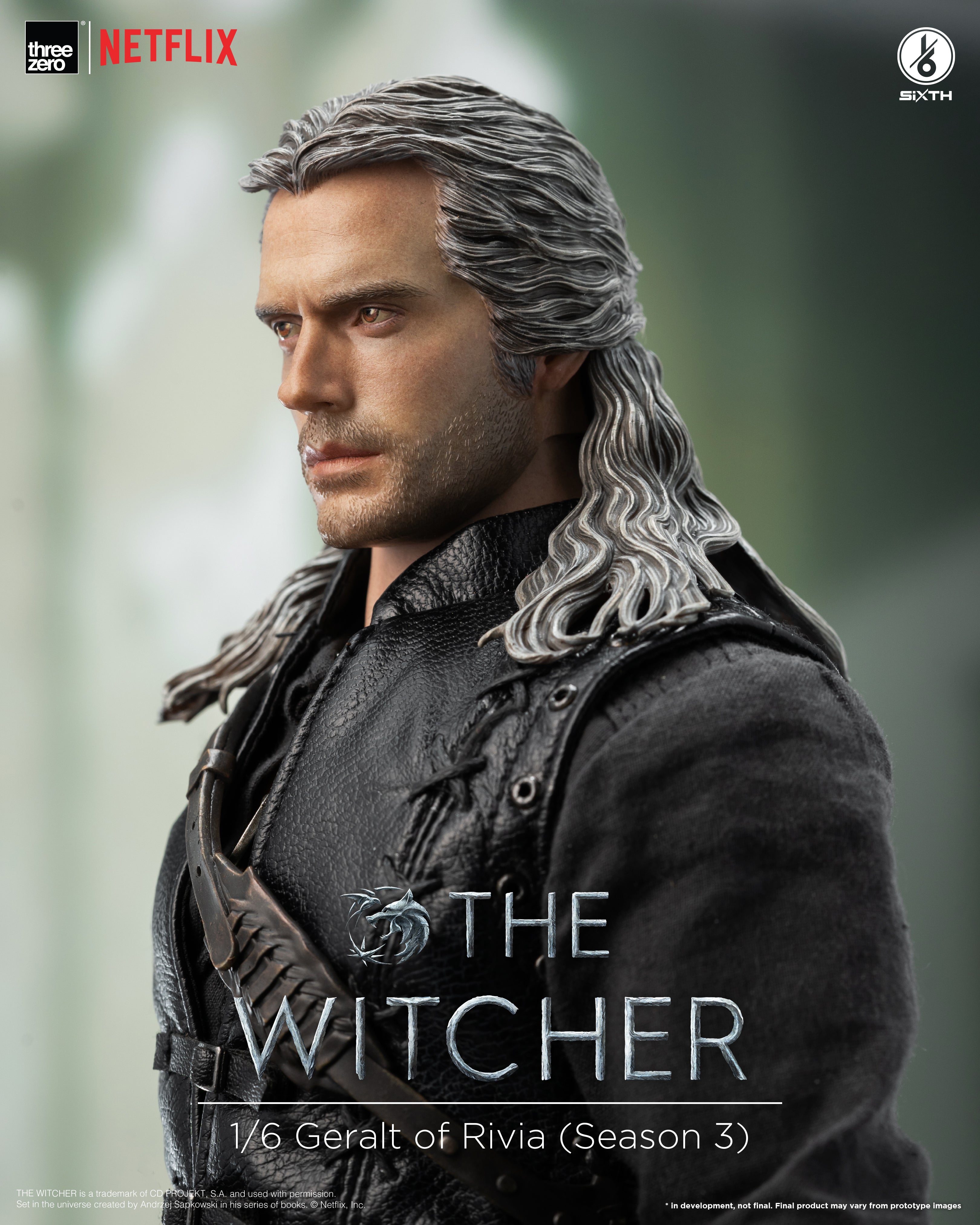 PRE-ORDER threezero - The Witcher - Geralt of Rivia: Season 3 1/6