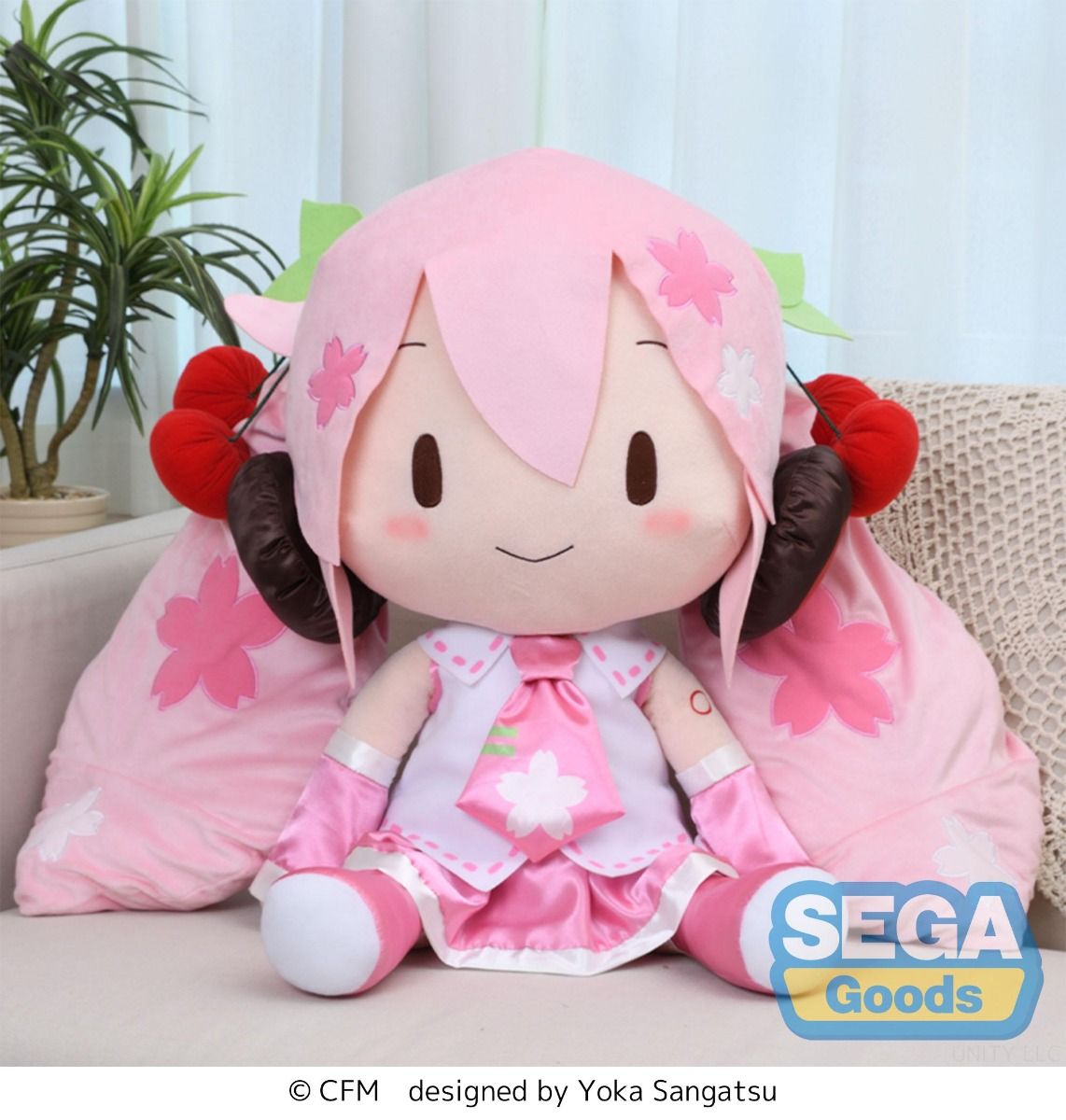 PRE-ORDER SEGA - Character Vocal Series 01: Hatsune Miku - fuwa petit Sakura Miku Dodeka Jumbo Plush