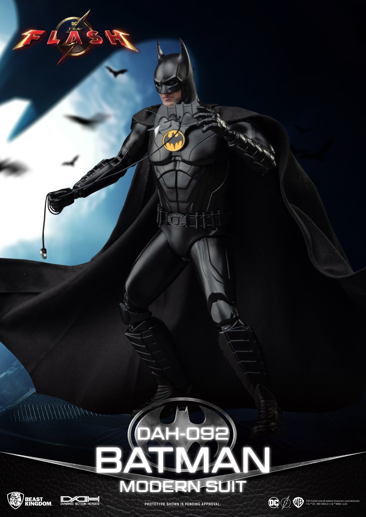 PRE-ORDER Beast Kingdom - Dynamic 8action Heroes - The Flash Movie - Batman: Modern Suit Ver.