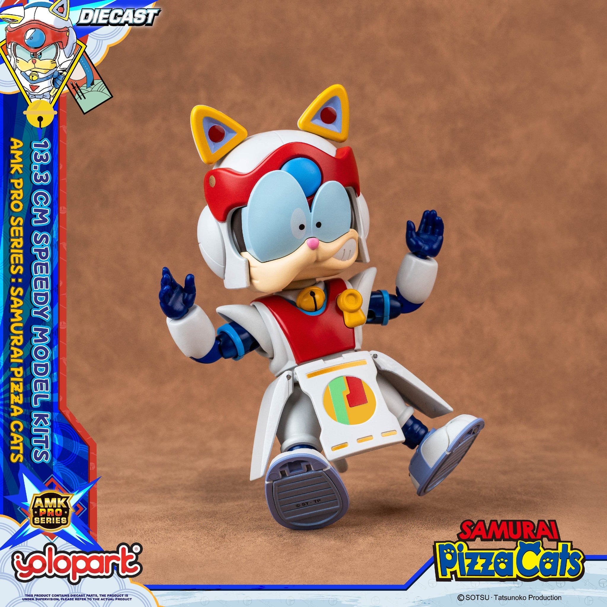PRE-ORDER Yolopark - AMK Pro Series - Samurai Pizza Cats - Speedy