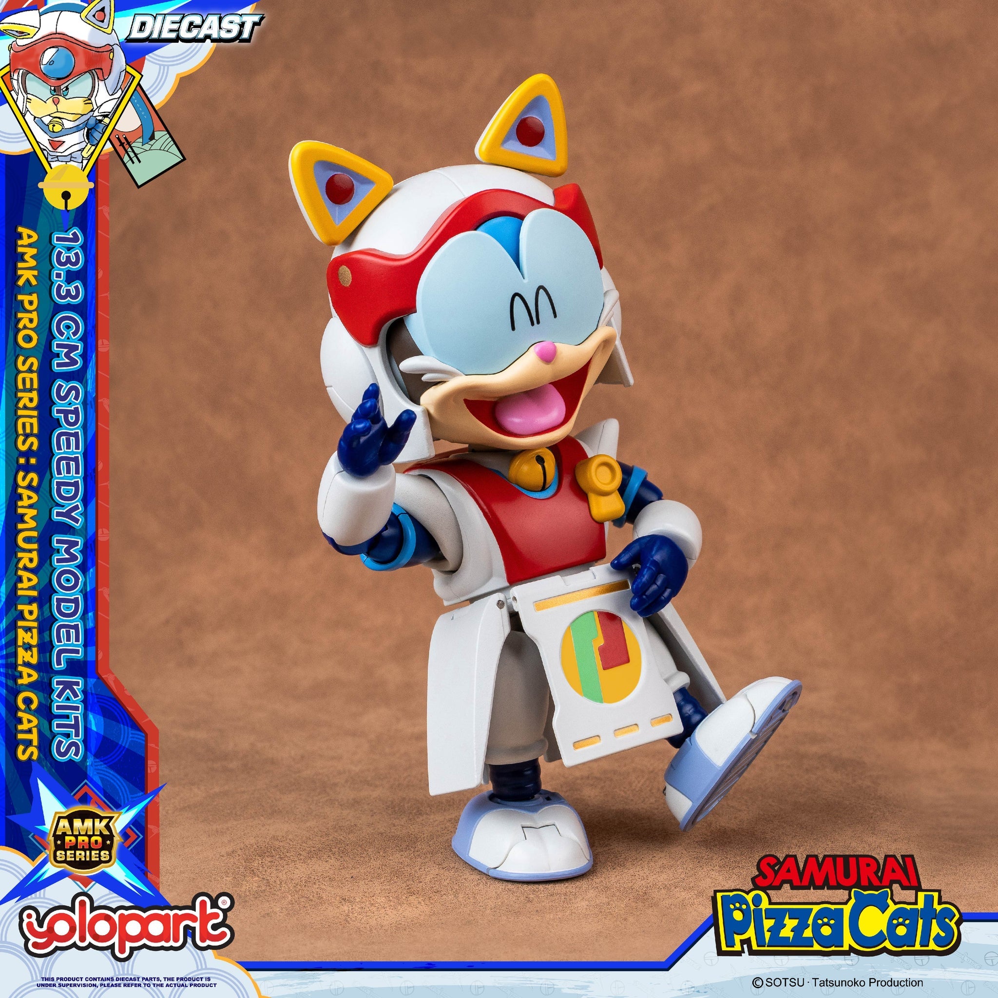 PRE-ORDER Yolopark - AMK Pro Series - Samurai Pizza Cats - Speedy