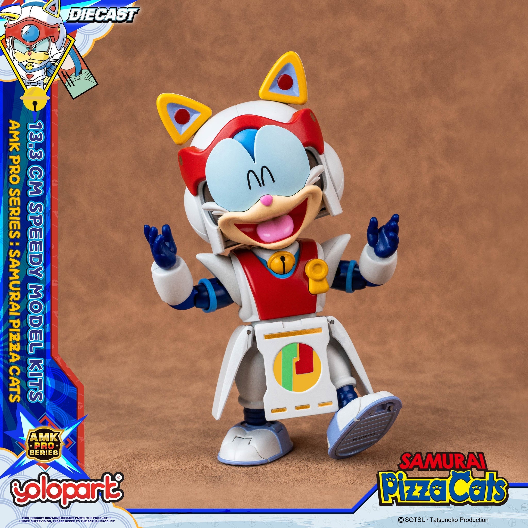 PRE-ORDER Yolopark - AMK Pro Series - Samurai Pizza Cats - Speedy