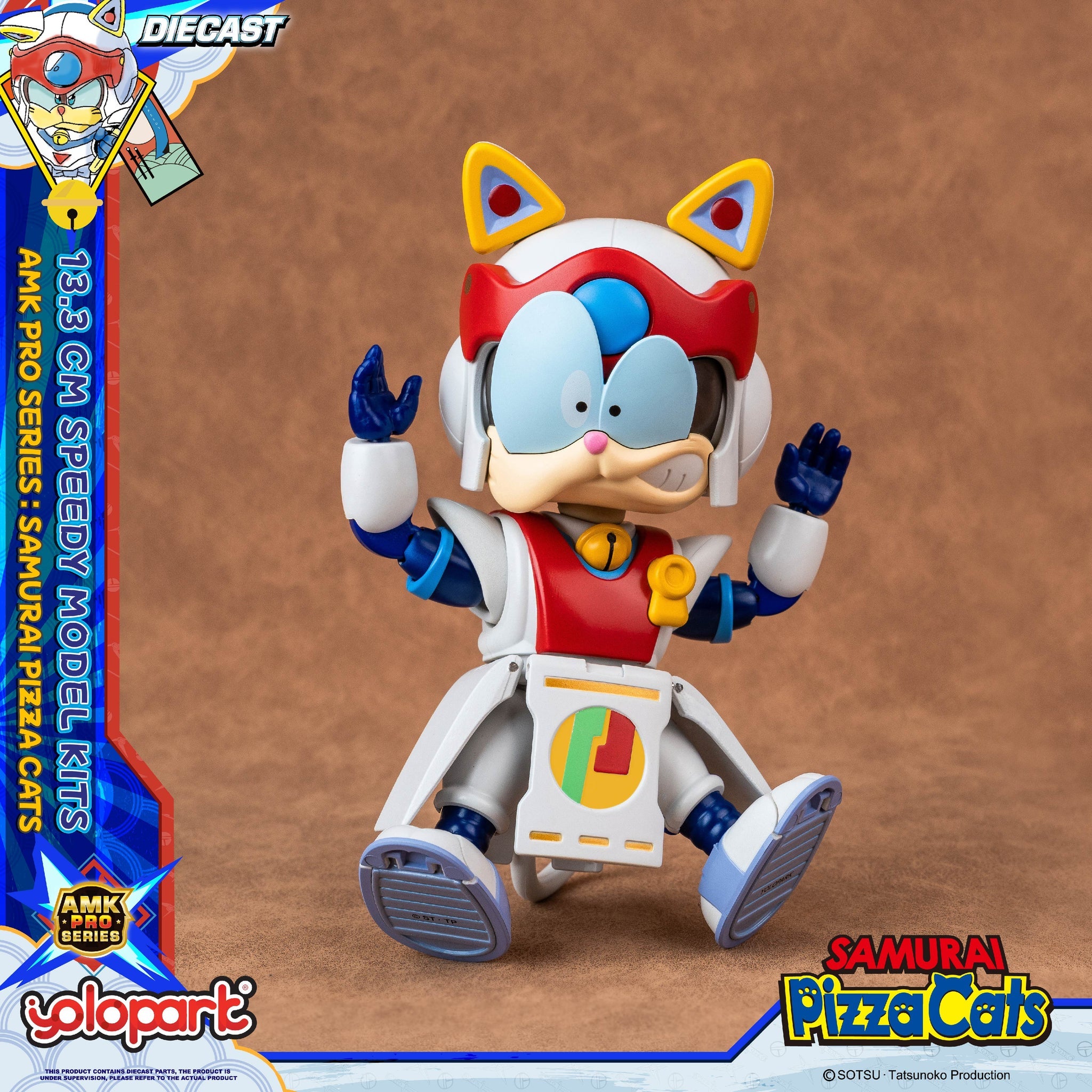 PRE-ORDER Yolopark - AMK Pro Series - Samurai Pizza Cats - Speedy