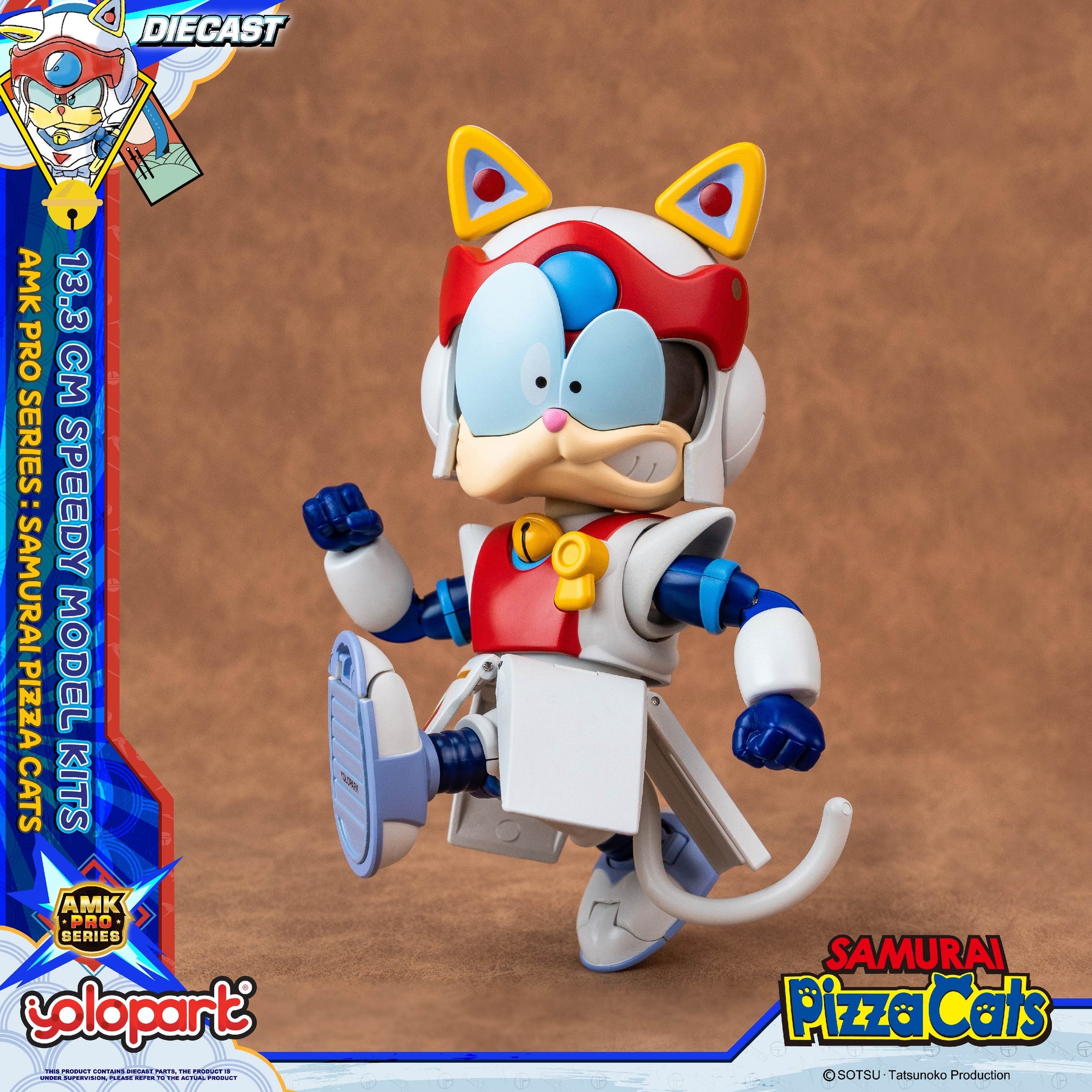 PRE-ORDER Yolopark - AMK Pro Series - Samurai Pizza Cats - Speedy