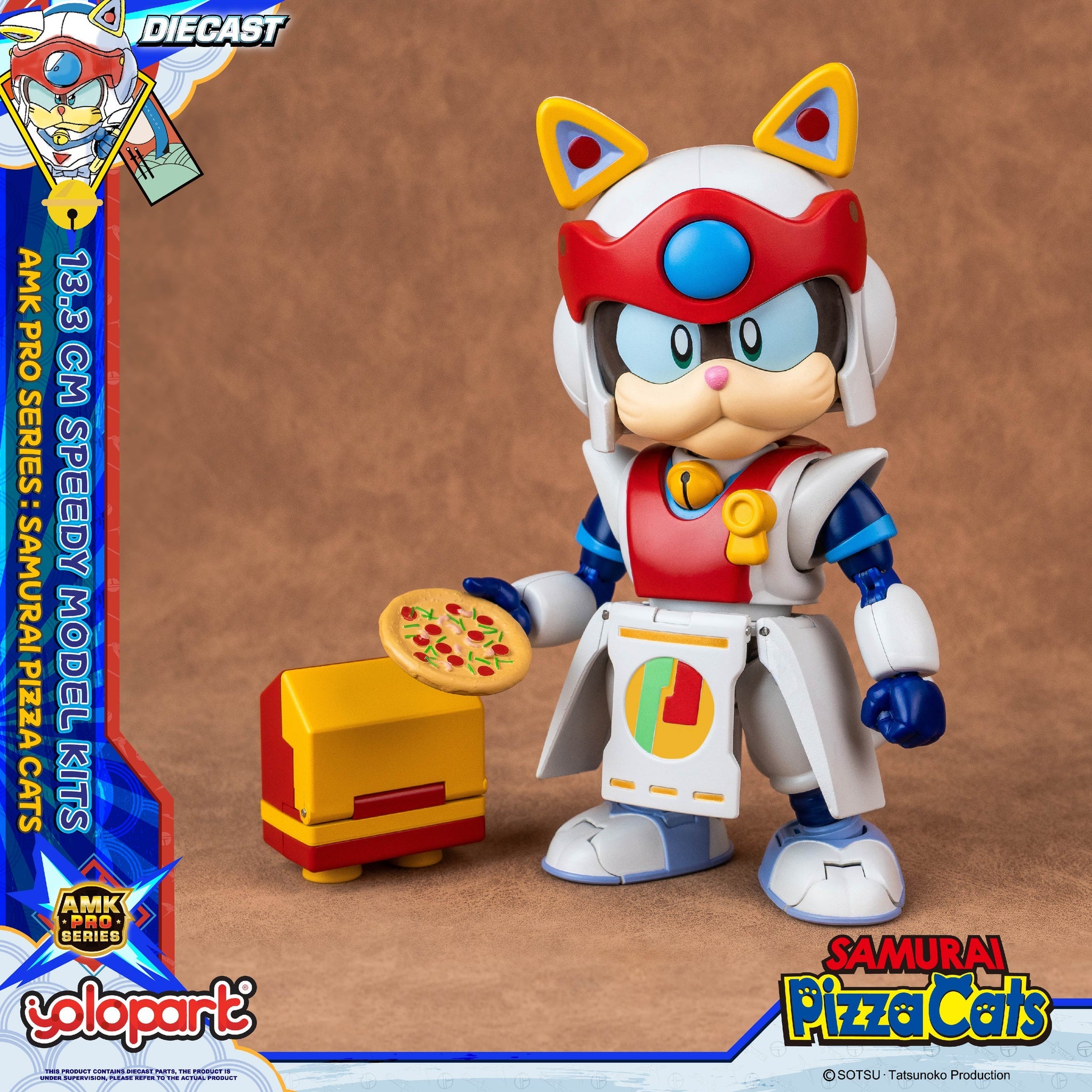 PRE-ORDER Yolopark - AMK Pro Series - Samurai Pizza Cats - Speedy