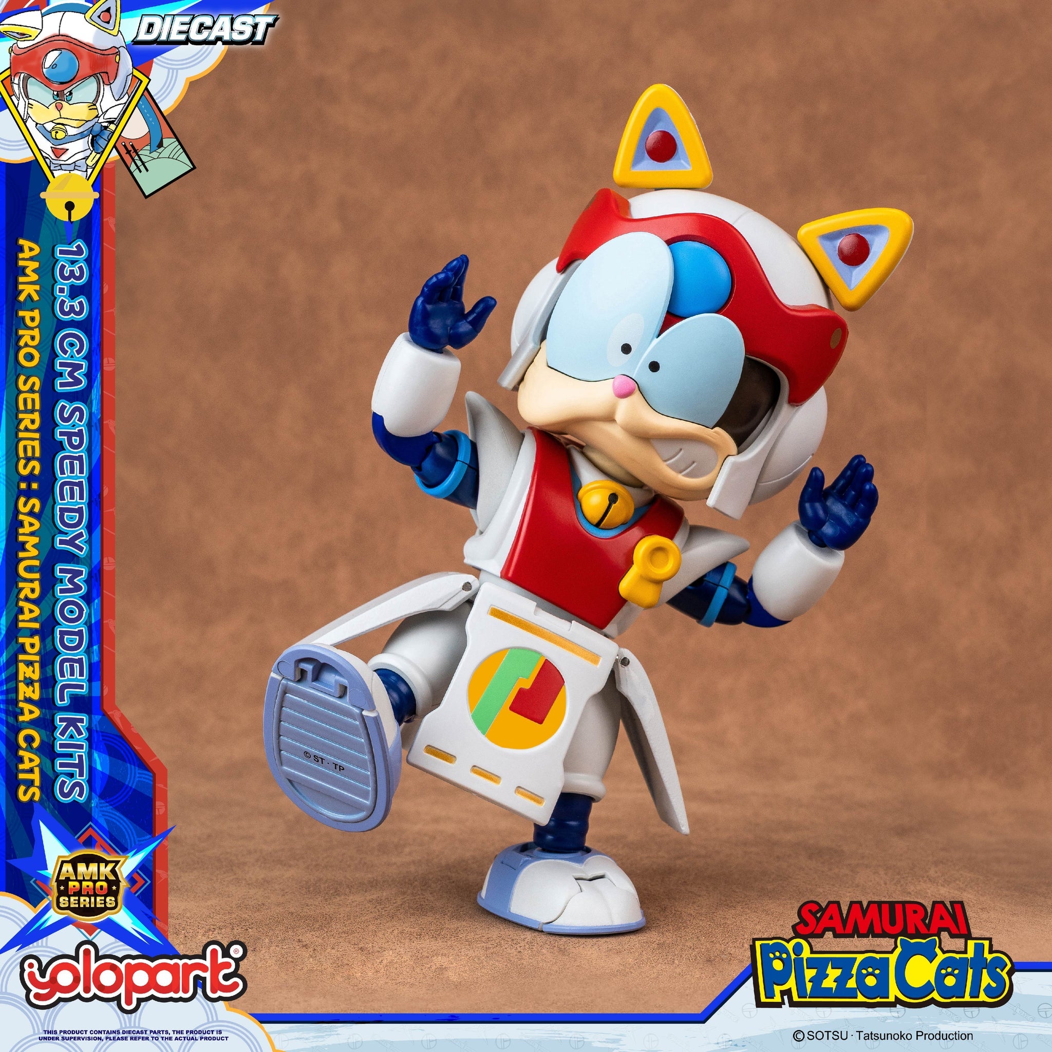 PRE-ORDER Yolopark - AMK Pro Series - Samurai Pizza Cats - Speedy