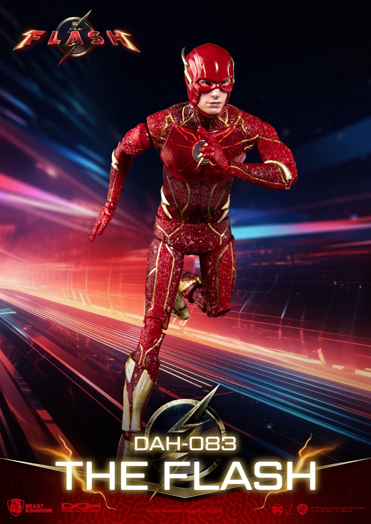 PRE-ORDER Beast Kingdom - Dynamic 8action Heroes - The Flash Movie - The Flash