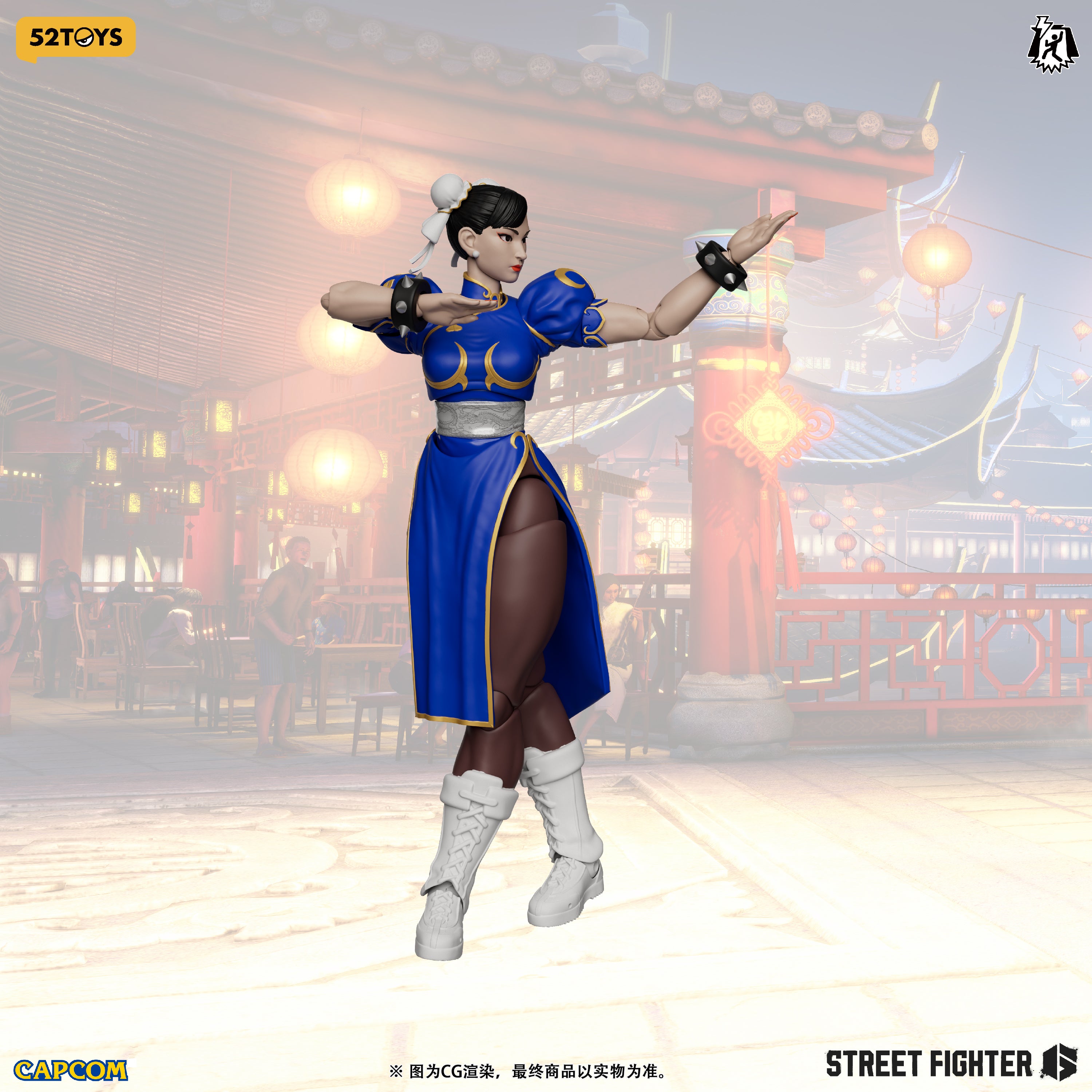 PRE-ORDER 52Toys - Street Fighter 6 - Chun-Li: Outfit 2 1/12