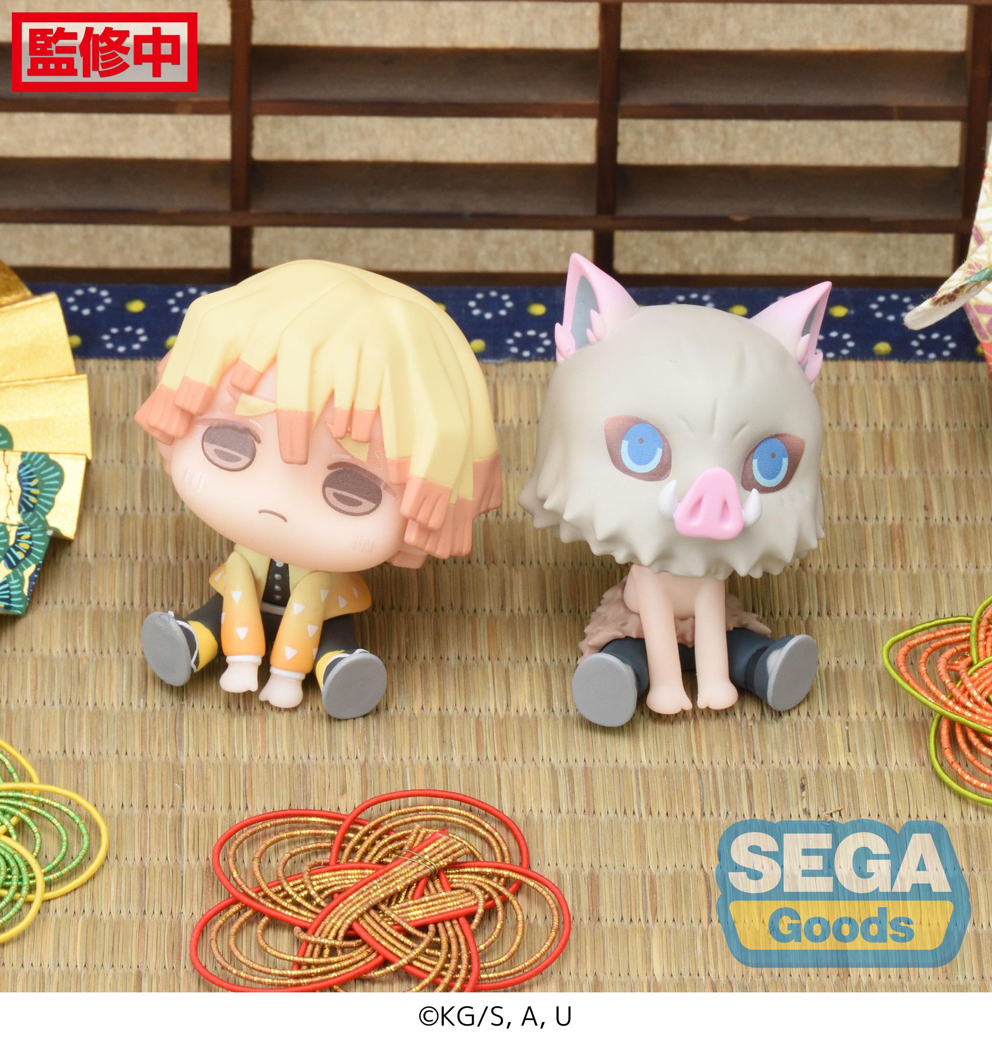 PRE-ORDER Demon Slayer: Kimetsu no Yaiba QyuruMe Mini Figure EX - Zenitsu Agatsuma & Inosuke Hashibira [Set of 2]