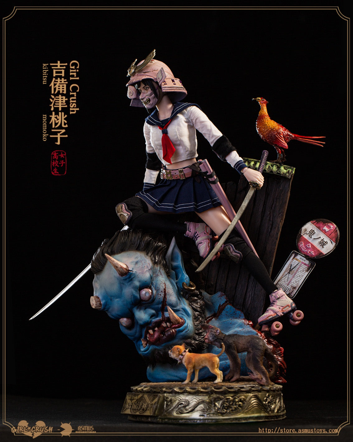 PRE-ORDER Girl Crush Series - Kibitsu Momoko 1/6