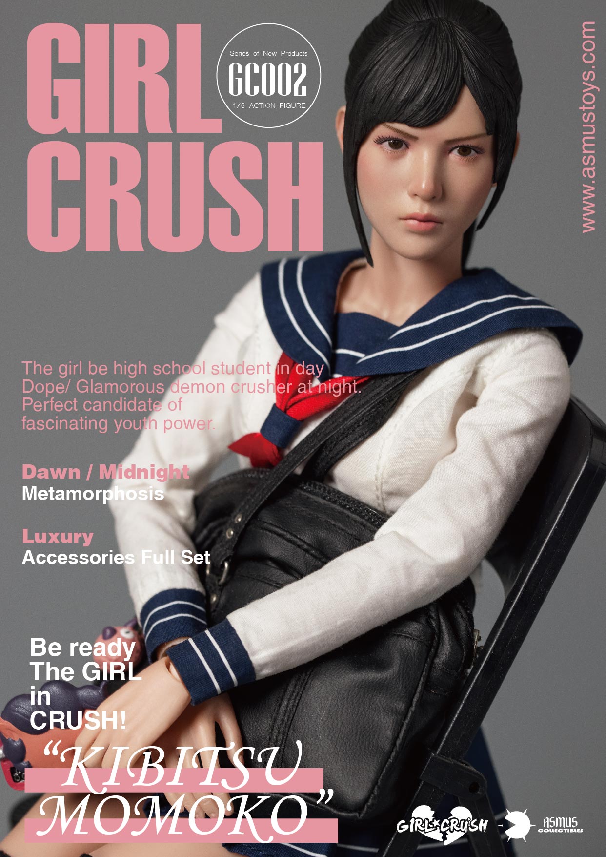 PRE-ORDER Girl Crush Series - Kibitsu Momoko 1/6