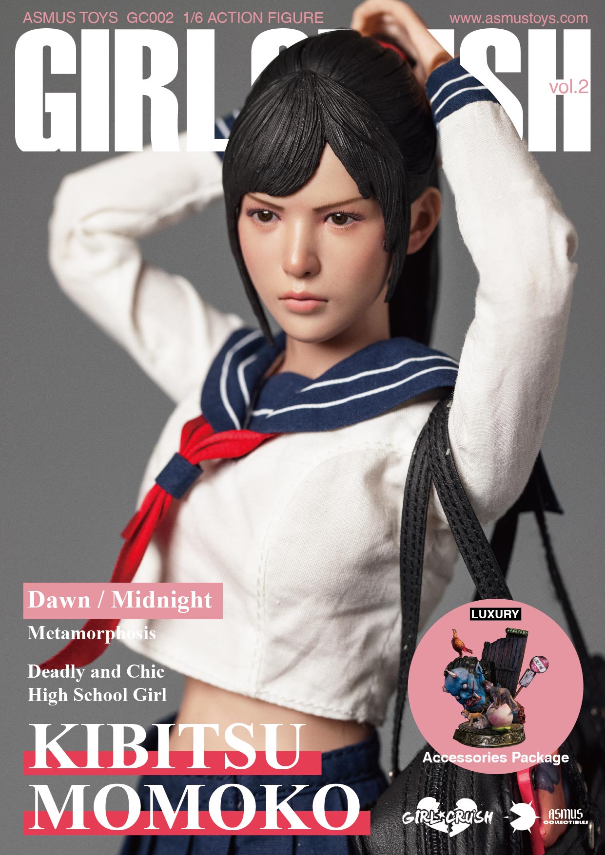 PRE-ORDER Girl Crush Series - Kibitsu Momoko 1/6