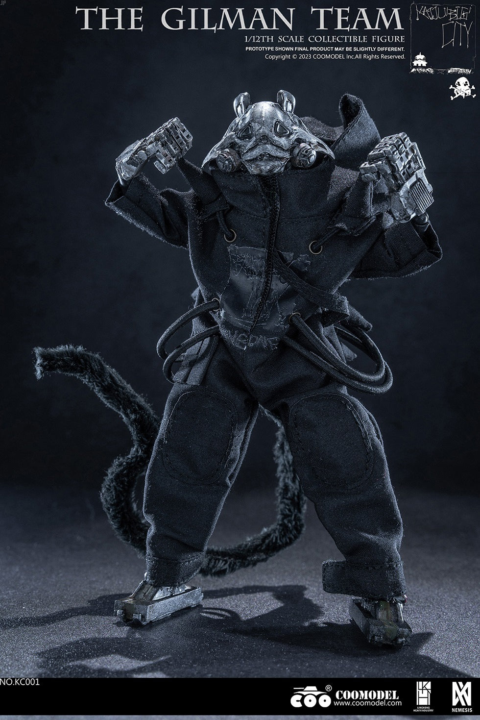 PRE-ORDER Kaijuu Big City - Diving Panda 1/12