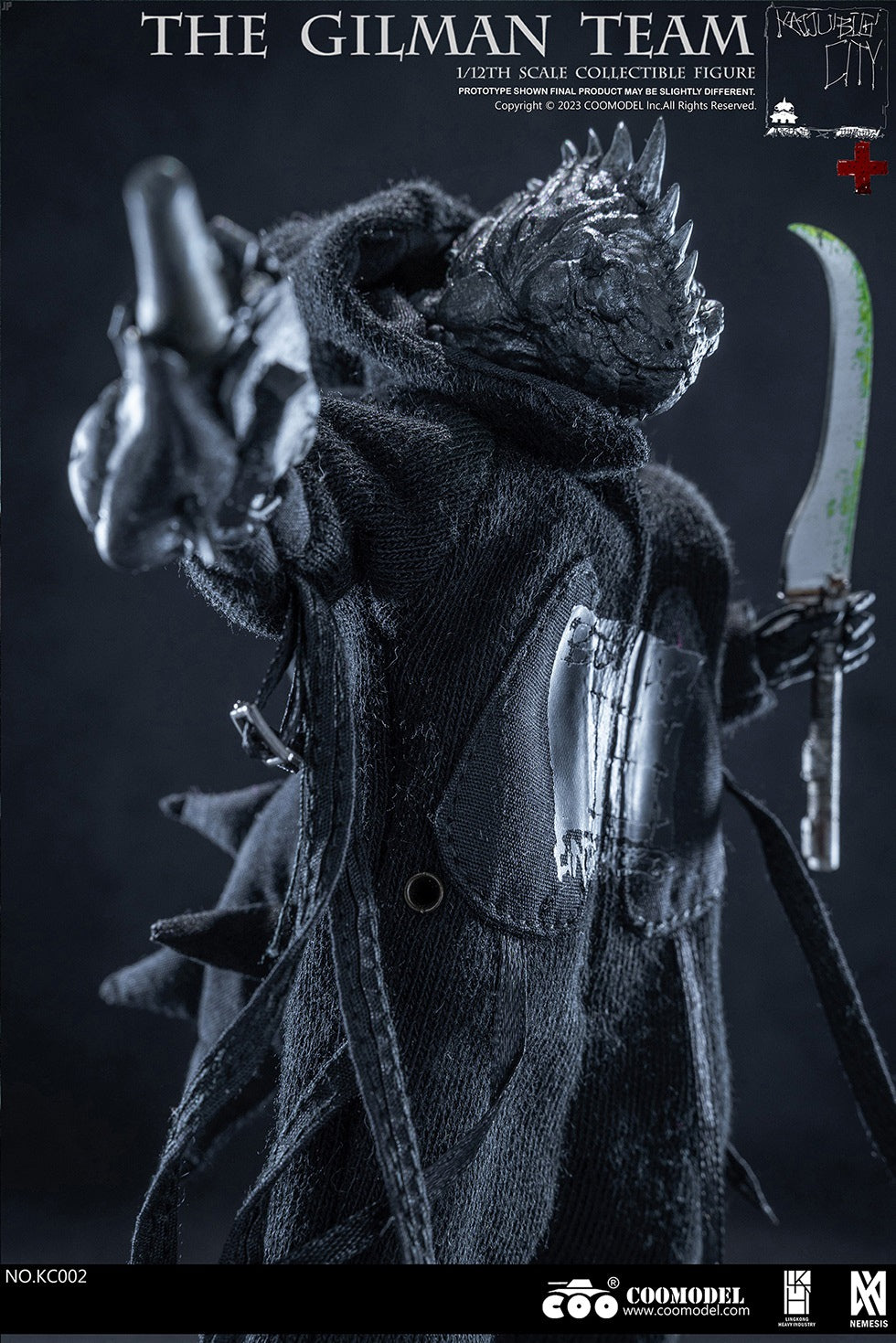 PRE-ORDER Kaijuu Big City - Hunter Iguana 1/12