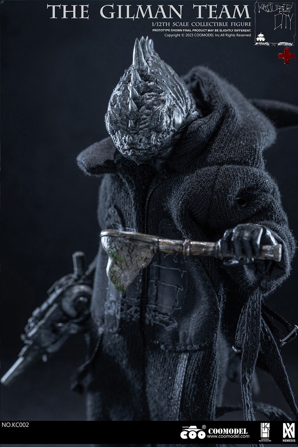 PRE-ORDER Kaijuu Big City - Hunter Iguana 1/12