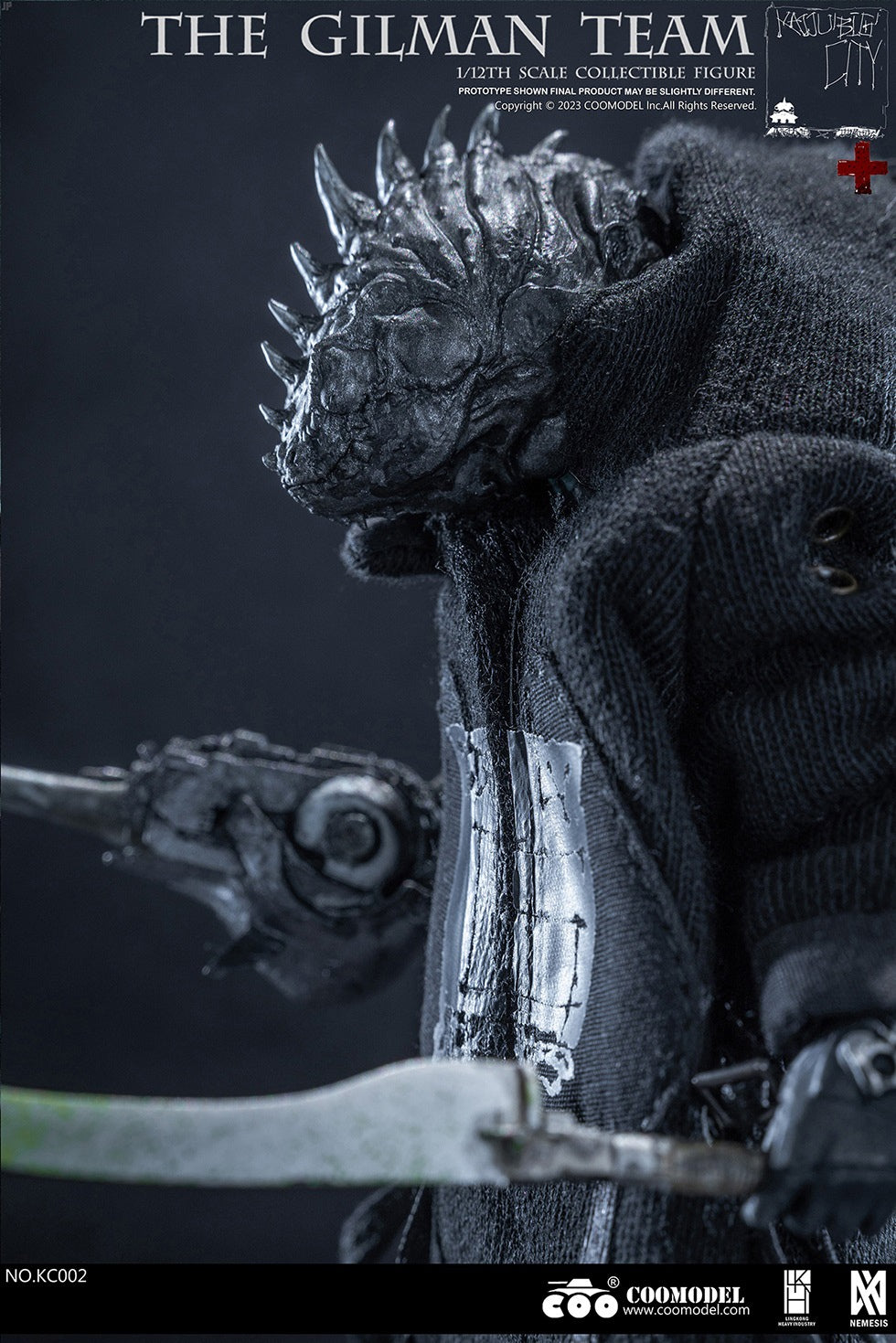 PRE-ORDER Kaijuu Big City - Hunter Iguana 1/12