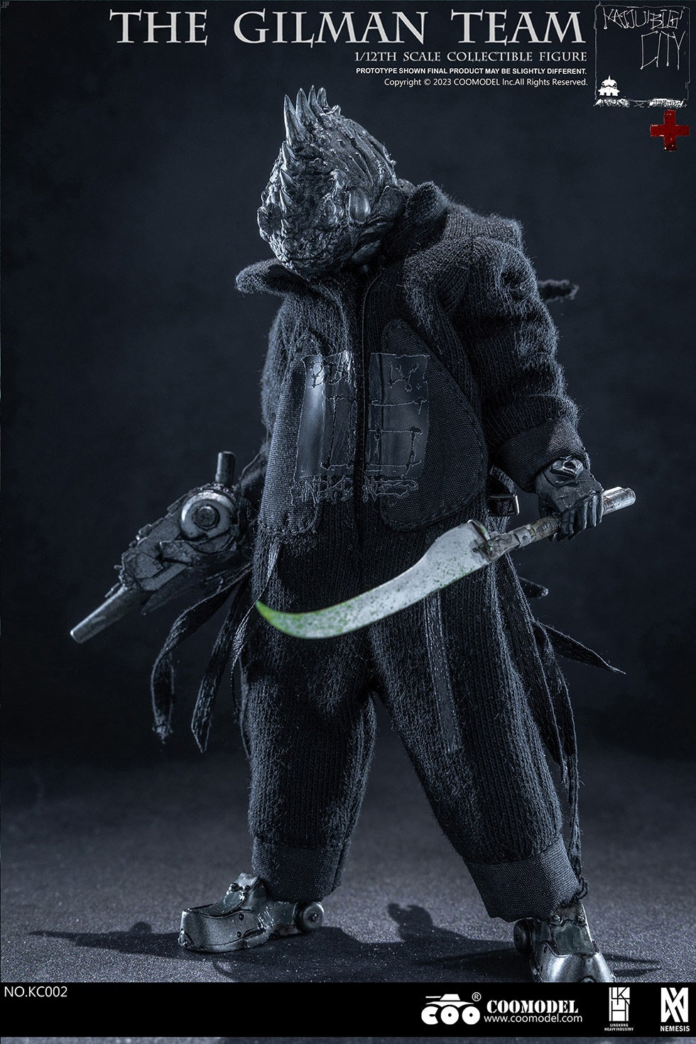 PRE-ORDER Kaijuu Big City - Hunter Iguana 1/12