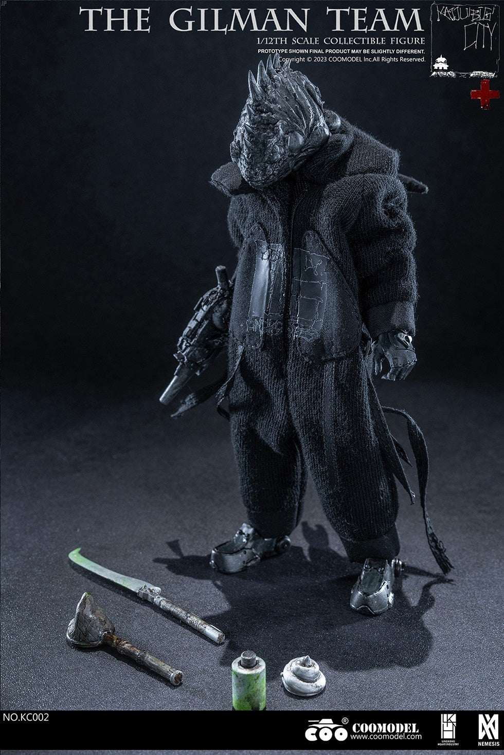 PRE-ORDER Kaijuu Big City - Hunter Iguana 1/12
