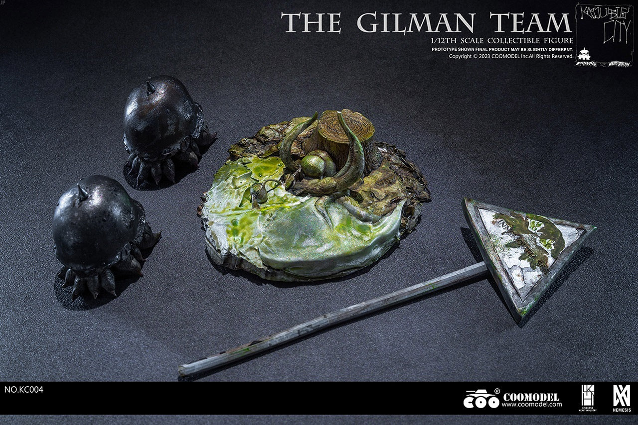 PRE-ORDER Kaijuu Big City - Gilman Team 1/12 [Set of 3]