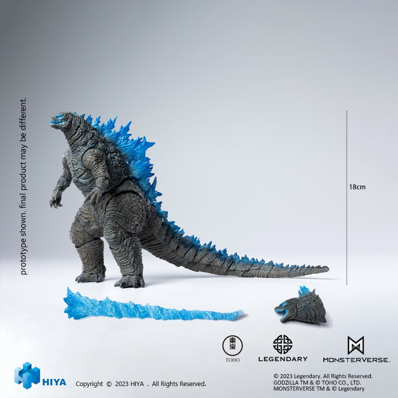 PRE-ORDER Hiya Toy - EXQUISITE BASIC - Godzilla vs Kong - Heat Ray Godzilla: Translucent Ver.