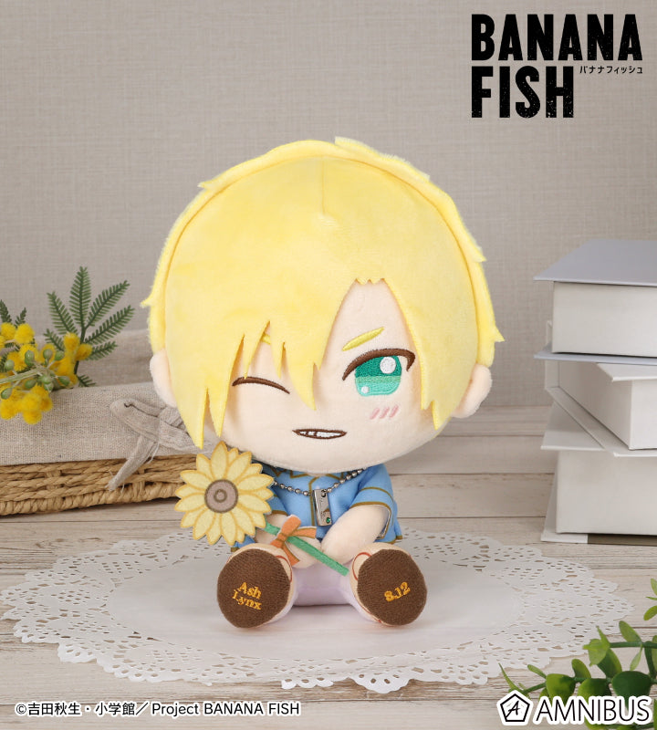 SPECIAL ORDER Amnibus - BANANA FISH Sitting BIG Plush - Ash Lynx: Birthday Ver. [JP]