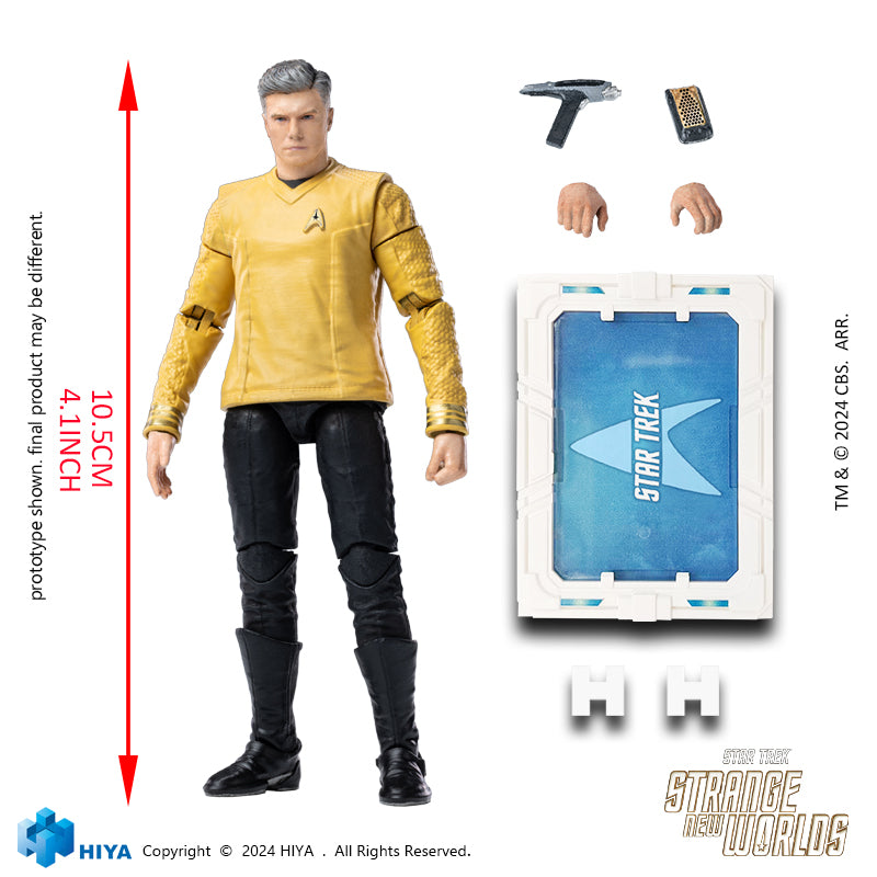 PRE-ORDER Hiya Toys - Exquisite Mini - Star Trek - Pike 1/18