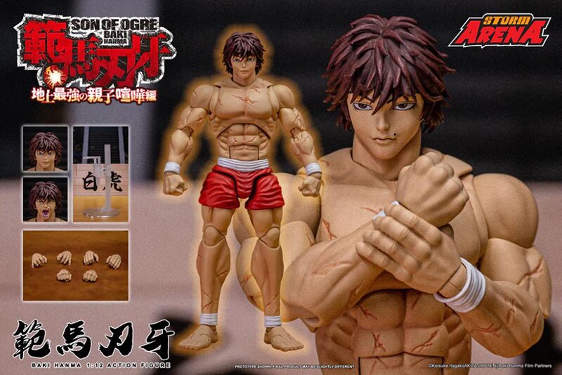 PRE-ORDER Storm Collectibles - Hanma Baki – Son of Ogre - Baki Hanma 1/12