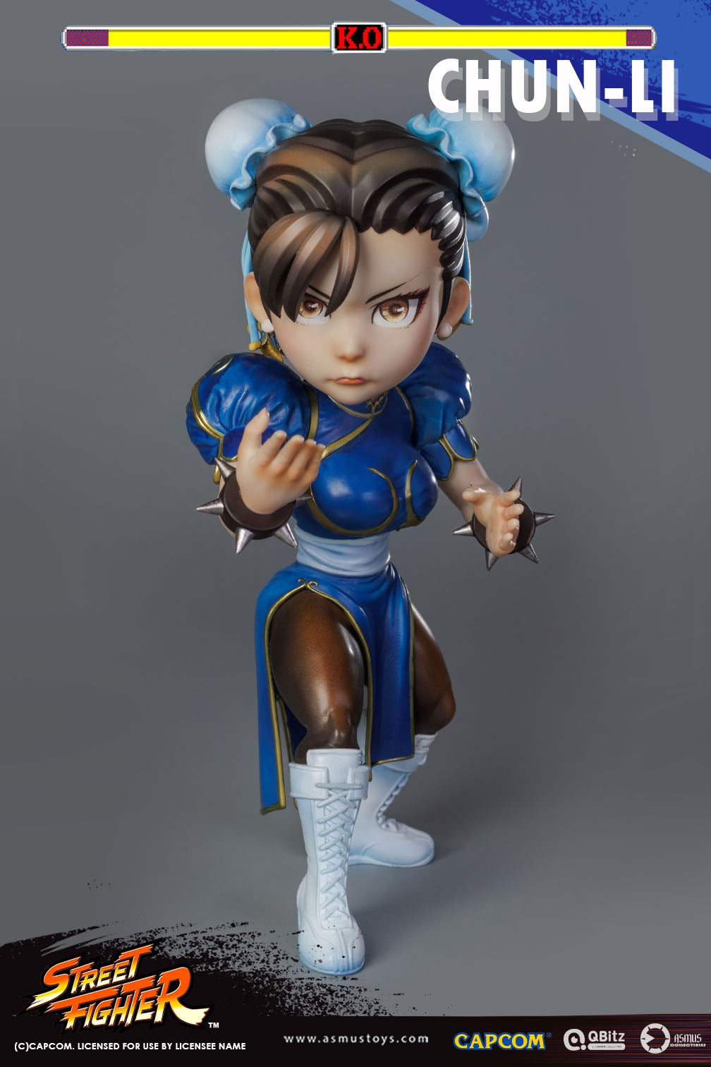 PRE-ORDER Asmus Toys - QBitz XL - Street Fighter - Chun-li