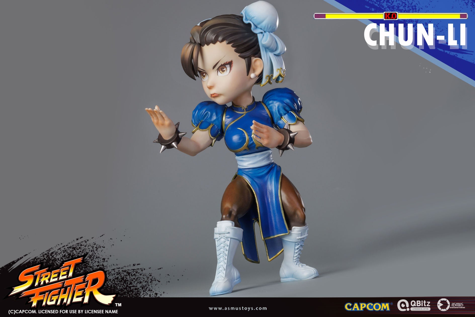 PRE-ORDER Asmus Toys - QBitz XL - Street Fighter - Chun-li
