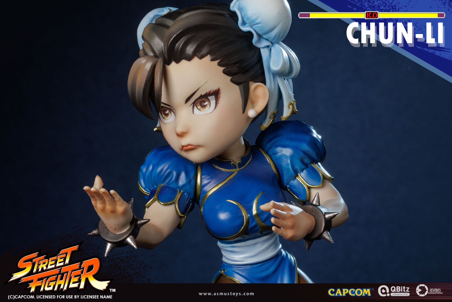 PRE-ORDER Asmus Toys - QBitz XL - Street Fighter - Chun-li