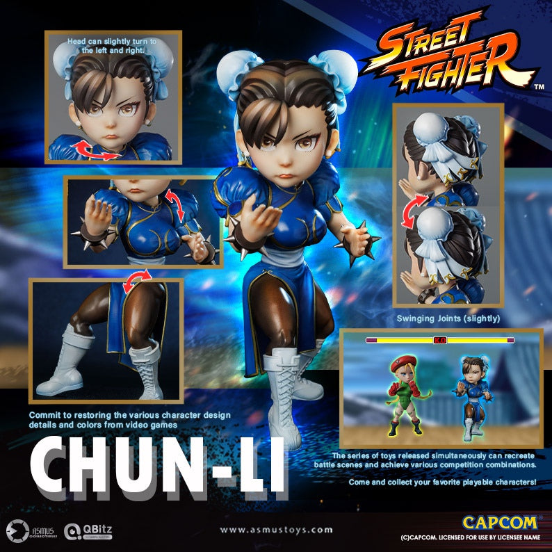 PRE-ORDER Asmus Toys - QBitz XL - Street Fighter - Chun-li