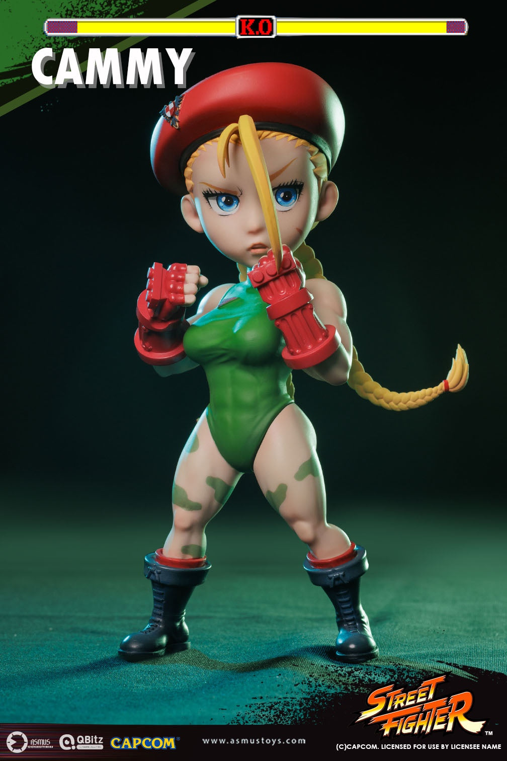 PRE-ORDER Asmus Toys - QBitz XL - Street Fighter - Cammy