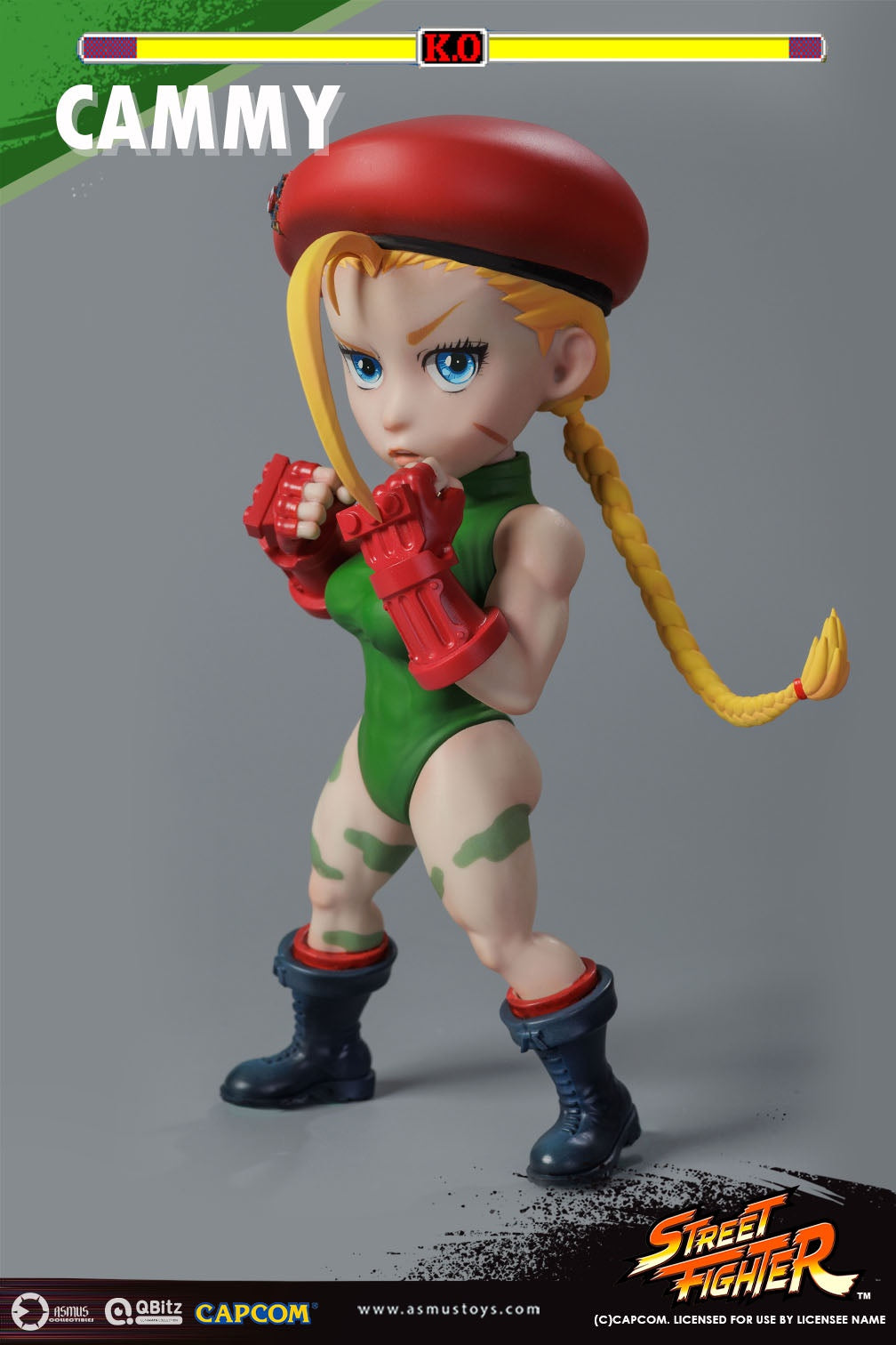 PRE-ORDER Asmus Toys - QBitz XL - Street Fighter - Cammy