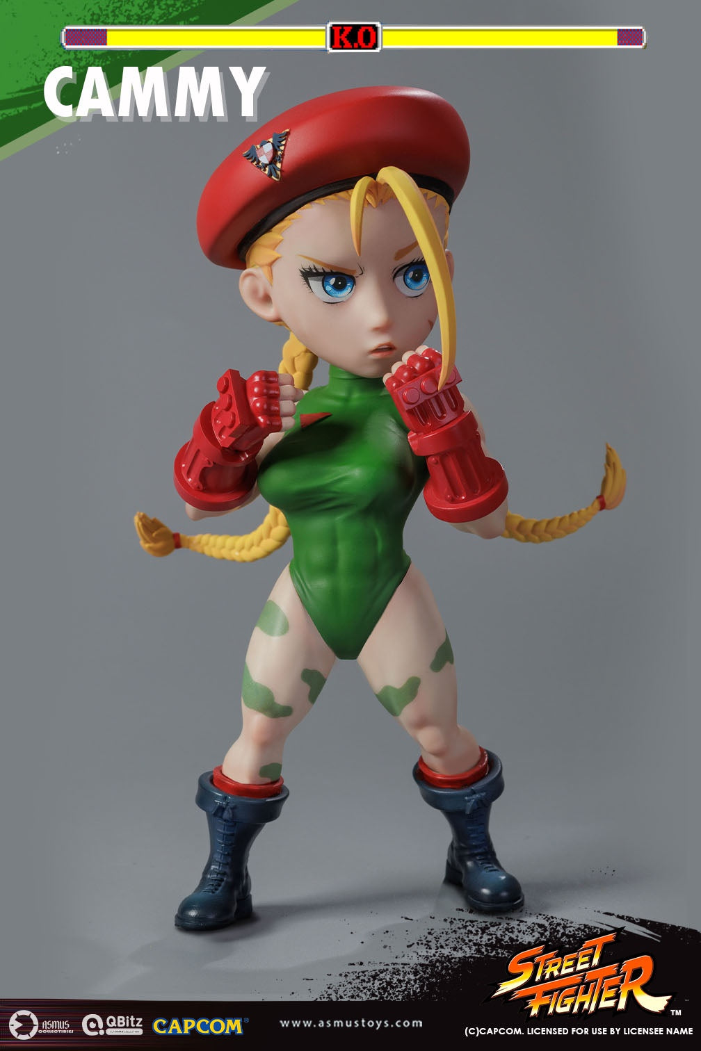 PRE-ORDER Asmus Toys - QBitz XL - Street Fighter - Cammy