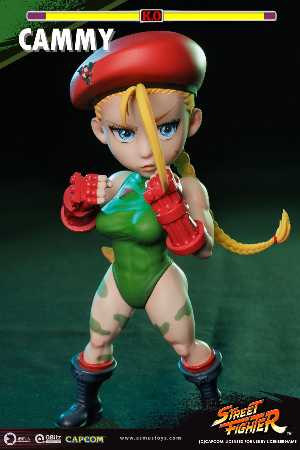 PRE-ORDER Asmus Toys - QBitz XL - Street Fighter - Cammy