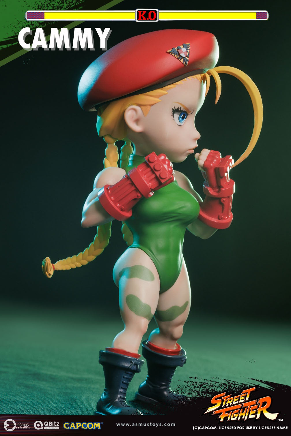 PRE-ORDER Asmus Toys - QBitz XL - Street Fighter - Cammy