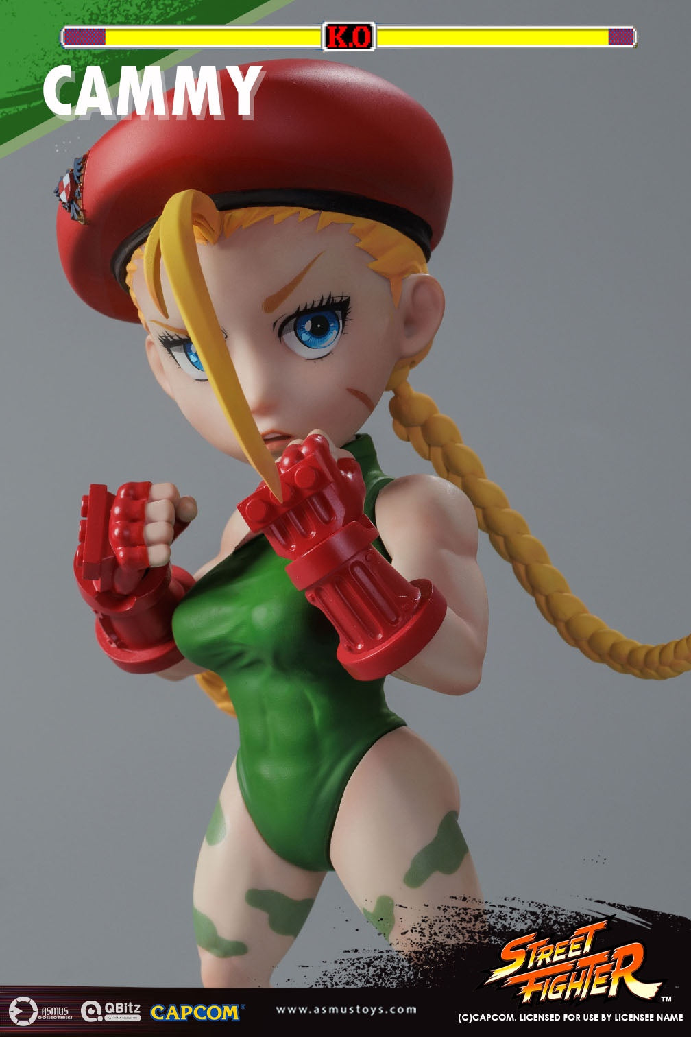 PRE-ORDER Asmus Toys - QBitz XL - Street Fighter - Cammy