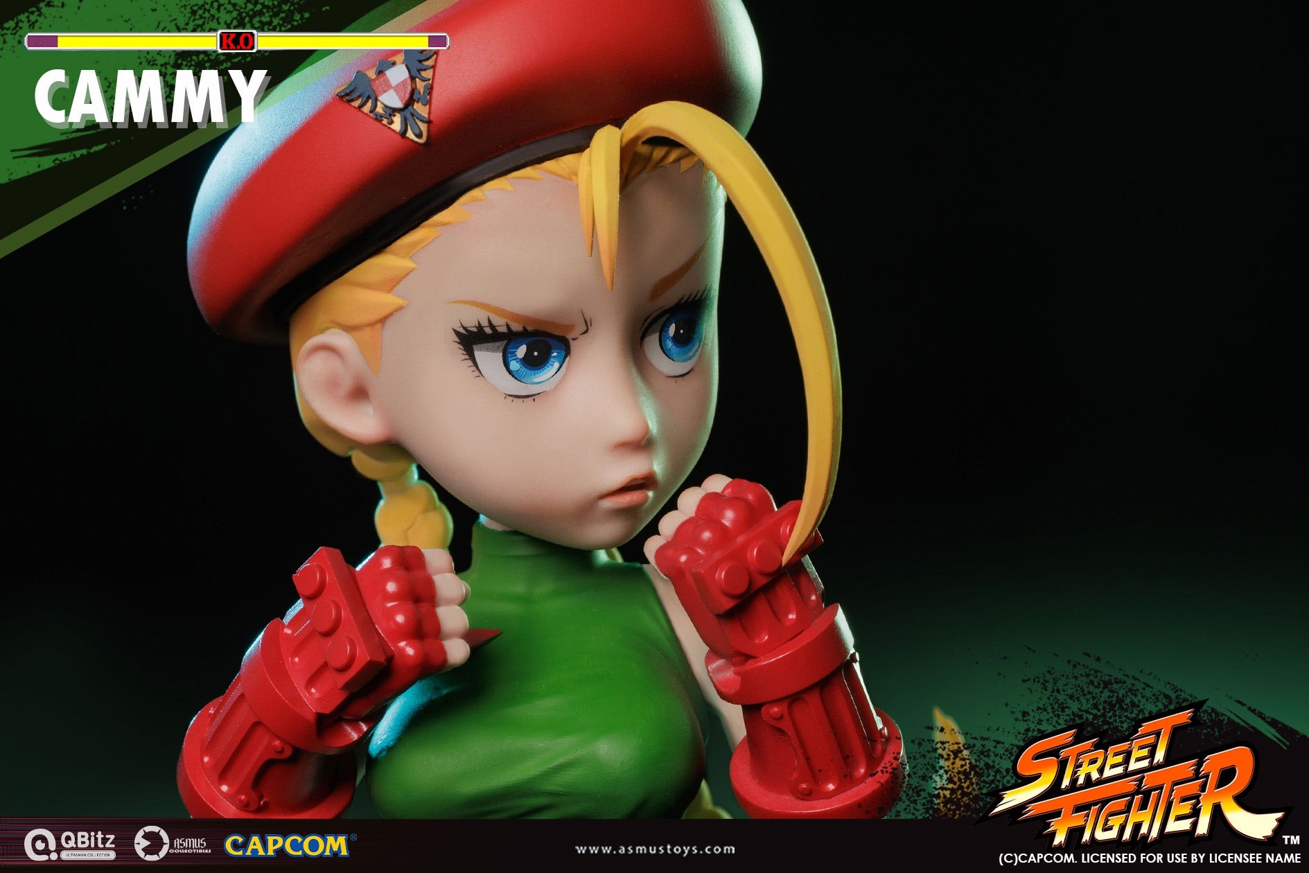 PRE-ORDER Asmus Toys - QBitz XL - Street Fighter - Cammy