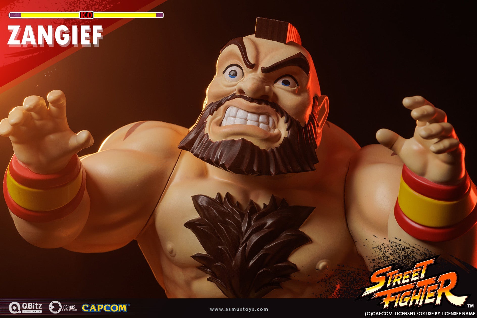 PRE-ORDER Asmus Toys - QBitz XL - Street Fighter - Zangief