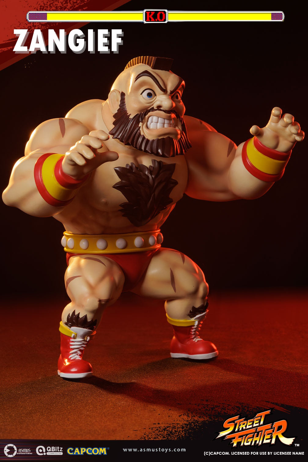 PRE-ORDER Asmus Toys - QBitz XL - Street Fighter - Zangief