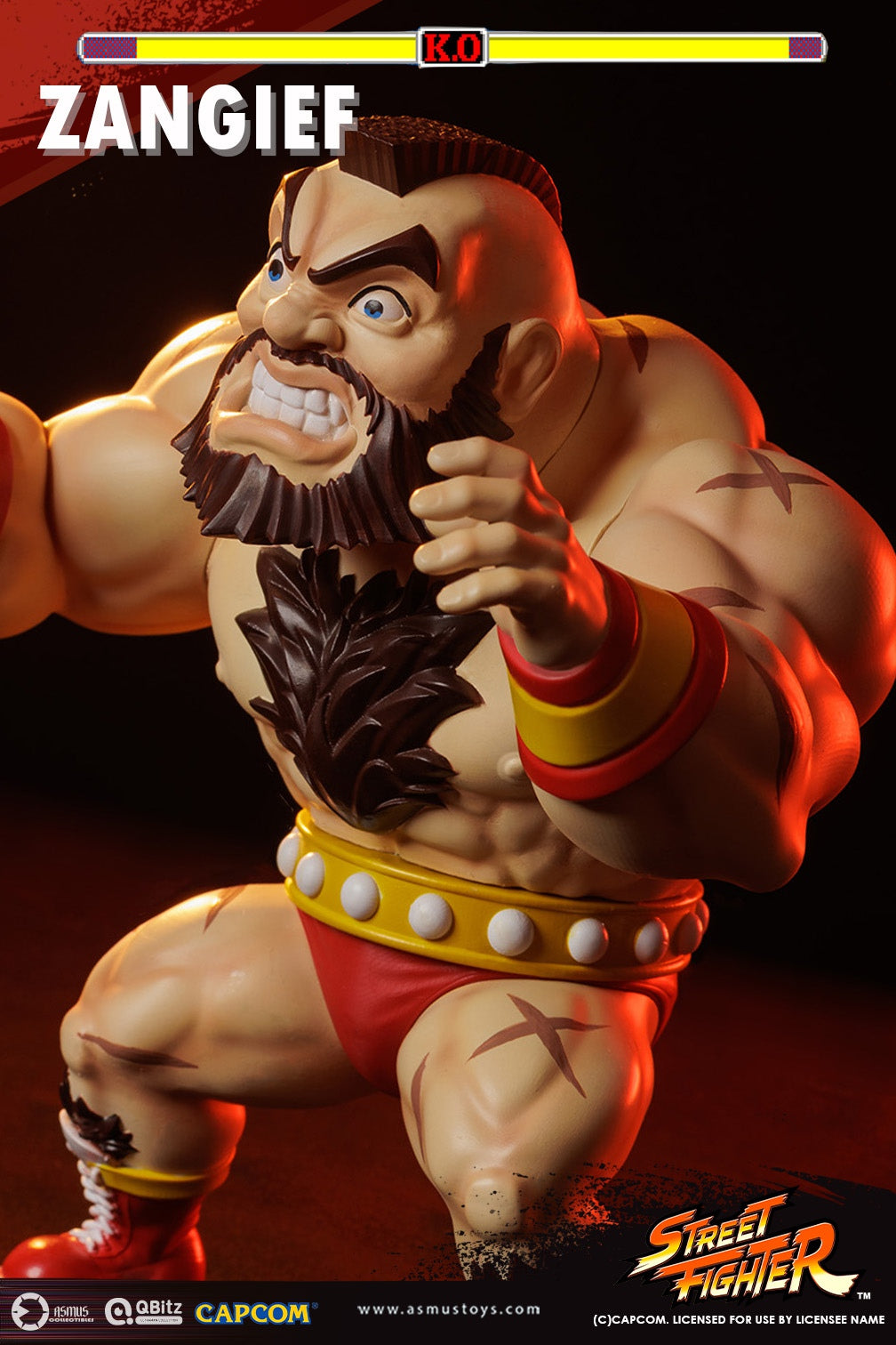 PRE-ORDER Asmus Toys - QBitz XL - Street Fighter - Zangief