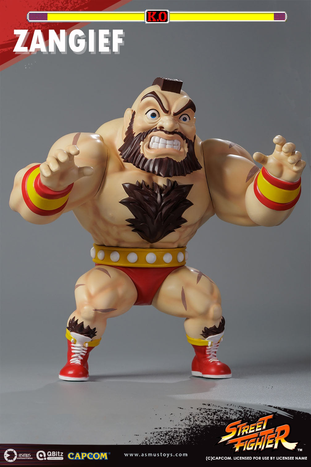 PRE-ORDER Asmus Toys - QBitz XL - Street Fighter - Zangief