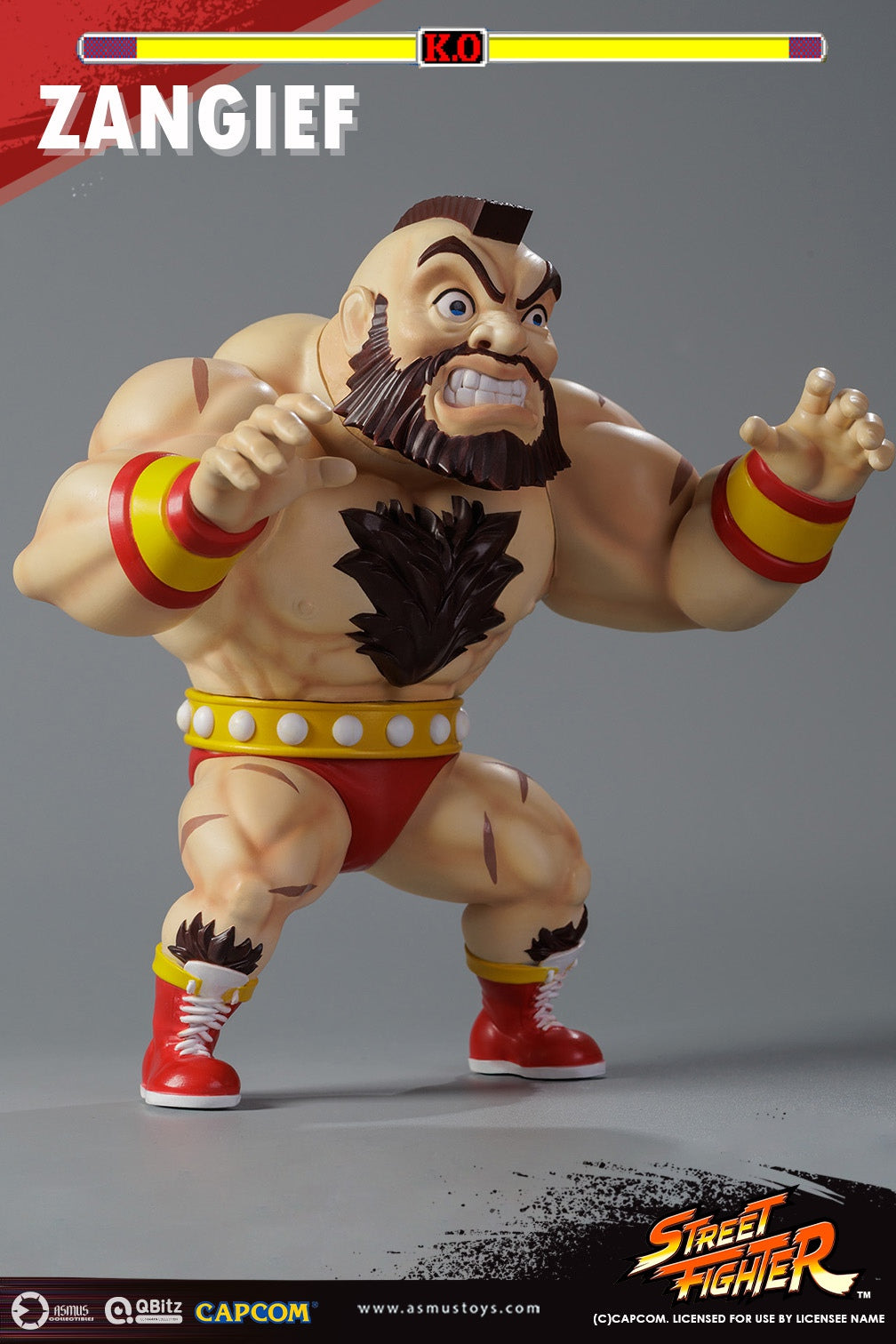 PRE-ORDER Asmus Toys - QBitz XL - Street Fighter - Zangief
